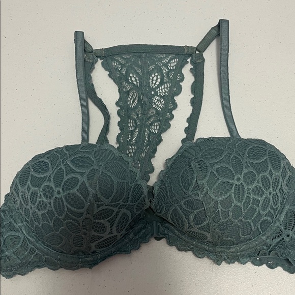 Victoria's Secret Teal Mesh Bra - Picture 3 of 5